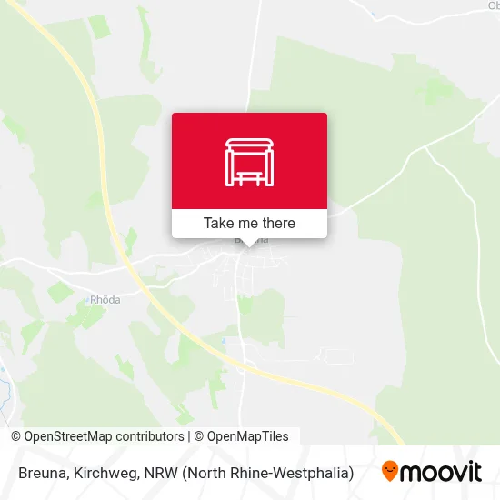 Breuna, Kirchweg map