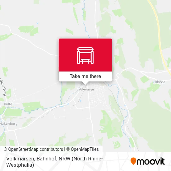 Volkmarsen, Bahnhof map