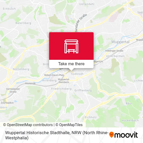 Wuppertal Historische Stadthalle map
