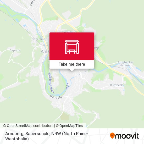 Arnsberg, Sauerschule map