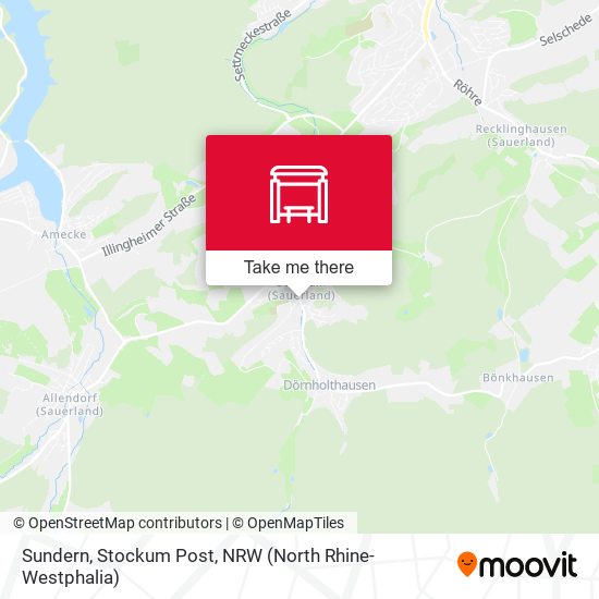 Карта Sundern, Stockum Post