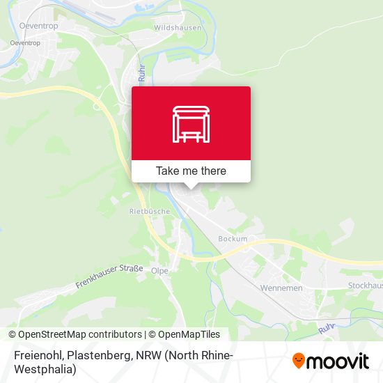 Freienohl, Plastenberg map