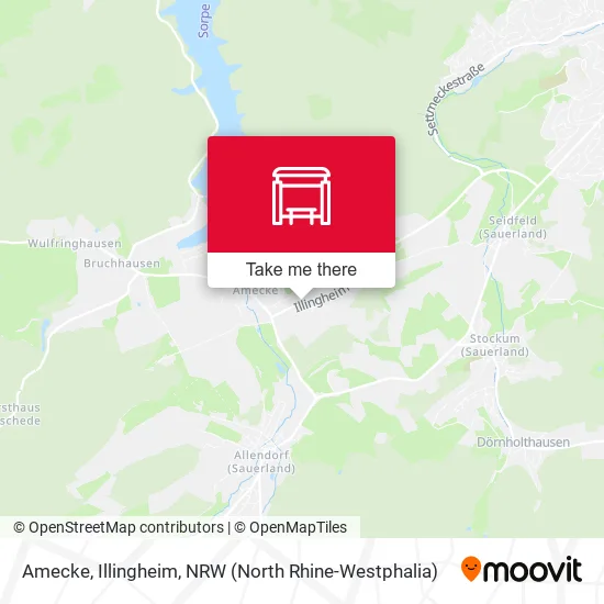 Карта Amecke, Illingheim