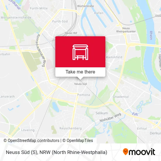 Neuss Süd map