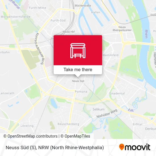 Neuss Süd map