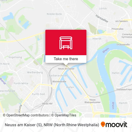 Neuss am Kaiser (S) map