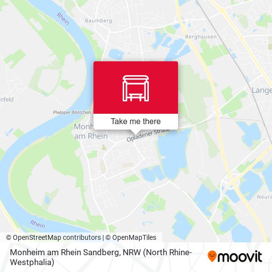 Карта Monheim am Rhein Sandberg