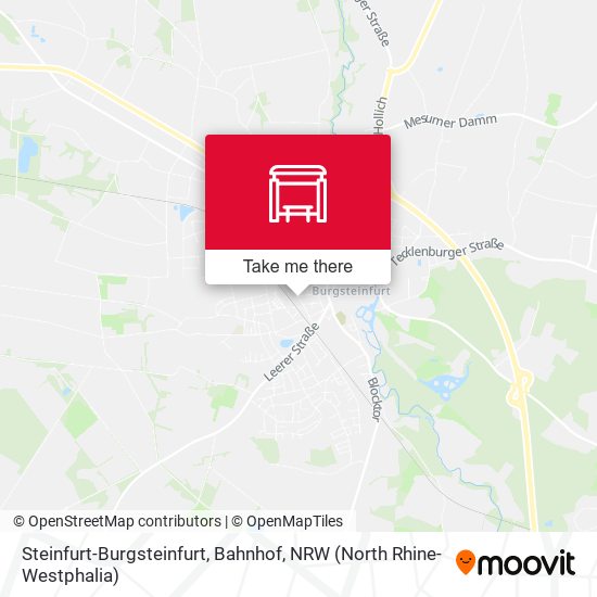 Steinfurt-Burgsteinfurt, Bahnhof map