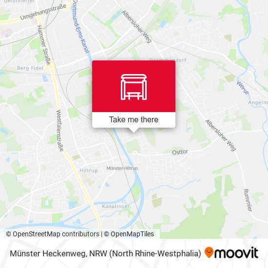 Münster Heckenweg map