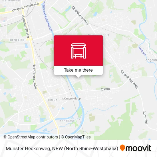 Münster Heckenweg map