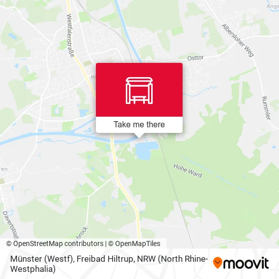 Карта Münster (Westf), Freibad Hiltrup