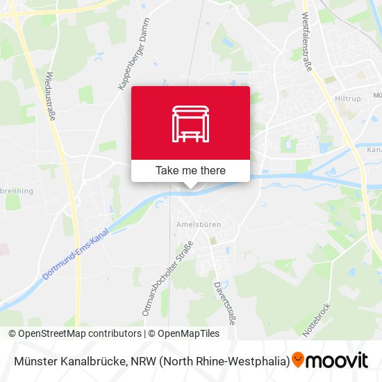 Münster Kanalbrücke map