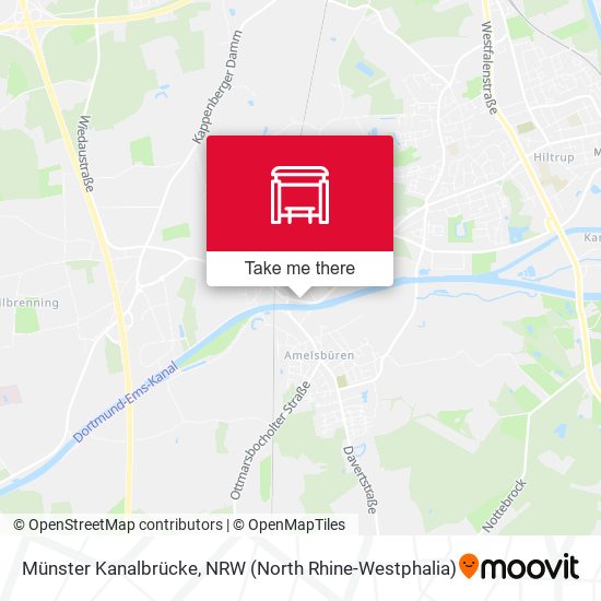 Münster Kanalbrücke map