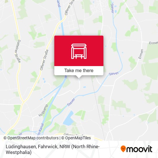 Lüdinghausen, Fahrwick map
