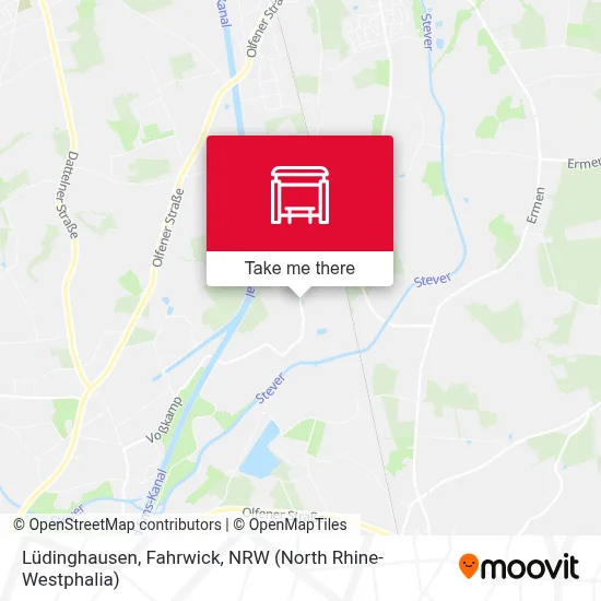 Lüdinghausen, Fahrwick map