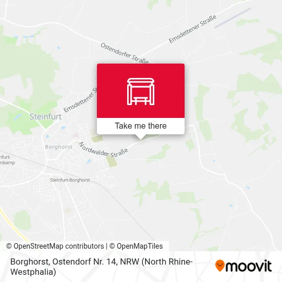 Borghorst, Ostendorf Nr. 14 map