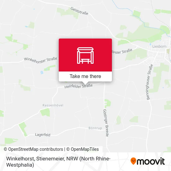 Winkelhorst, Stienemeier map