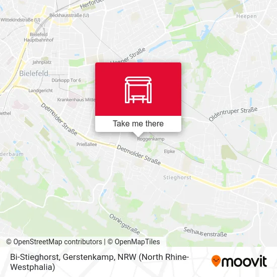 Bi-Stieghorst, Gerstenkamp map