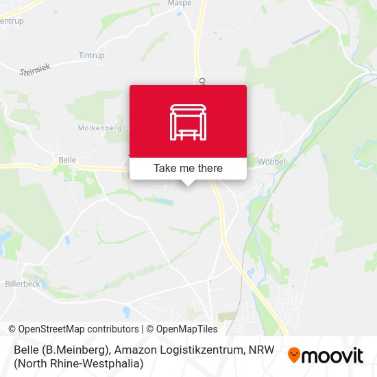 Карта Belle (B.Meinberg), Amazon Logistikzentrum
