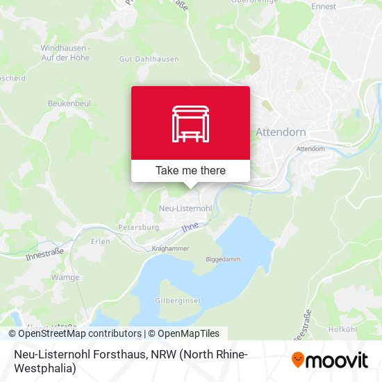 Neu-Listernohl Forsthaus map