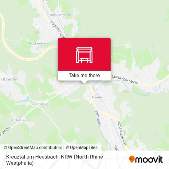 Kreuztal am Heesbach map