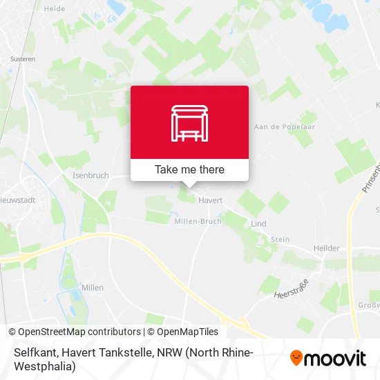 Карта Selfkant, Havert Tankstelle