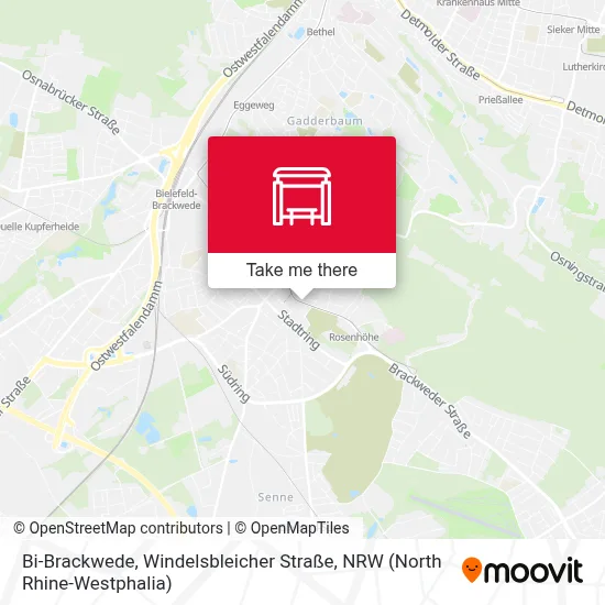 Bi-Brackwede, Windelsbleicher Straße map