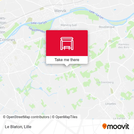 Le Blaton map