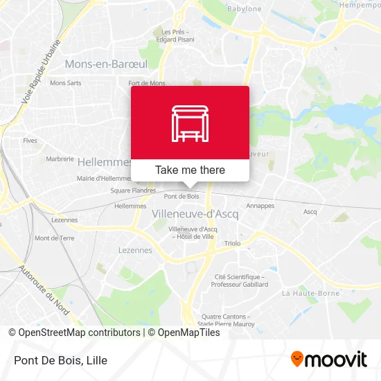 Pont De Bois map