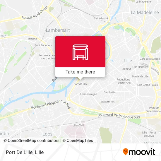 Port De Lille map