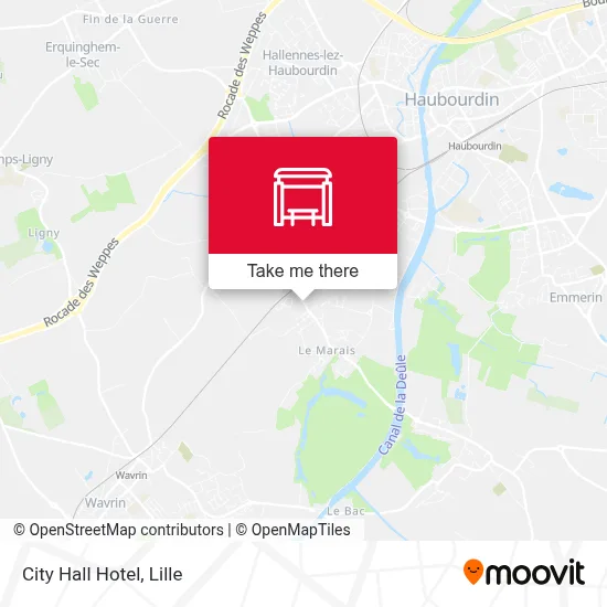 Hotel De Ville map