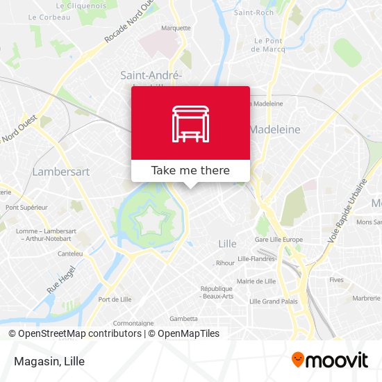 Magasin map