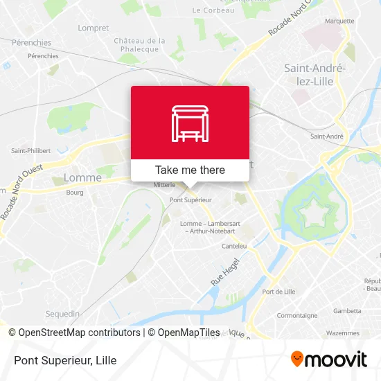 Pont Superieur map