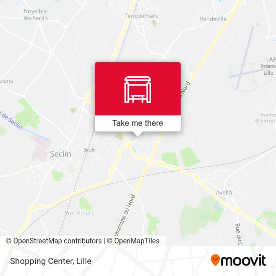 Centre Commercial map