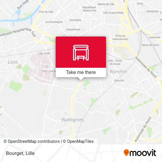 Bourget map
