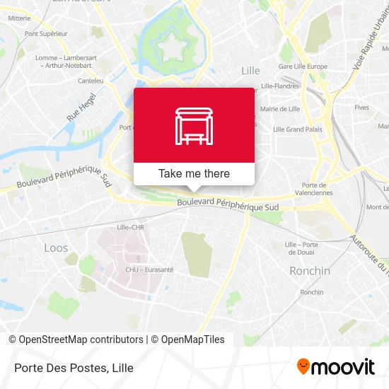 Porte Des Postes map