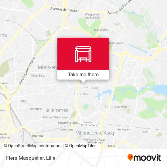 Flers Masquelier map