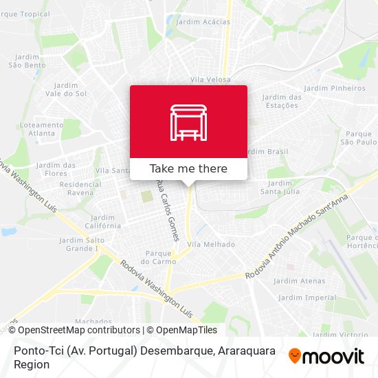 Ponto-Tci (Av. Portugal) Desembarque map