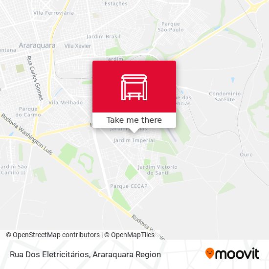 Mapa Rua Dos Eletricitários