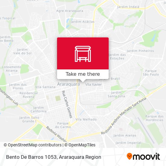 Bento De Barros 1053 map