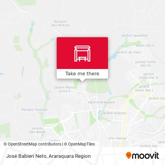 José Babieri Neto map