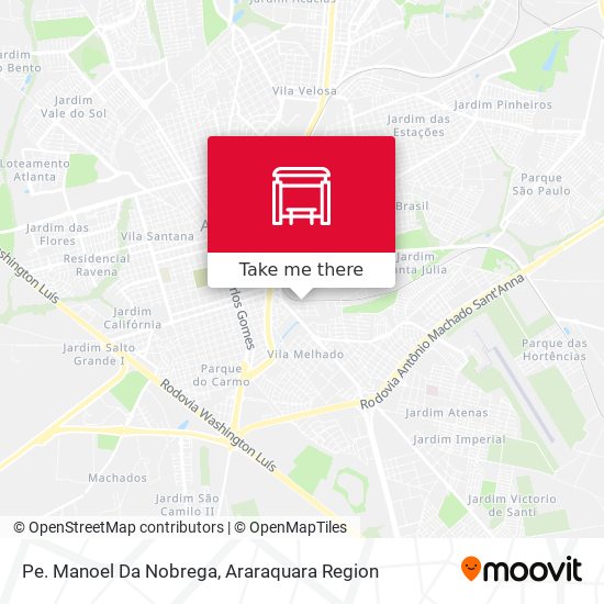 Pe. Manoel Da Nobrega map