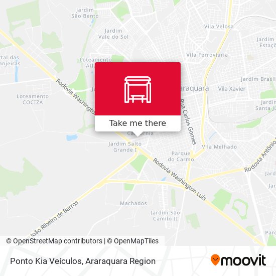 Ponto Kia Veículos map