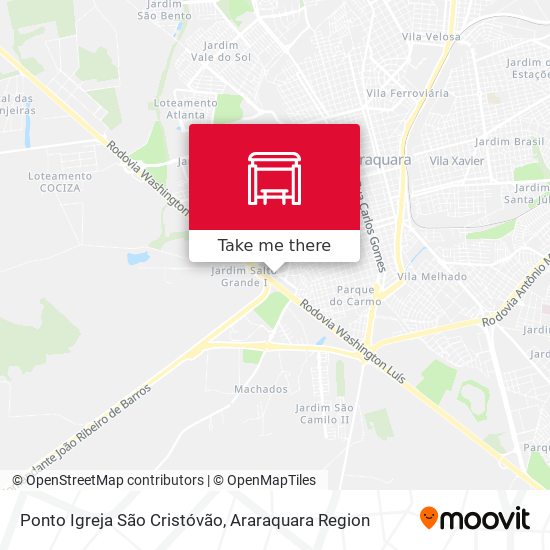 Mapa Ponto Igreja São Cristóvão