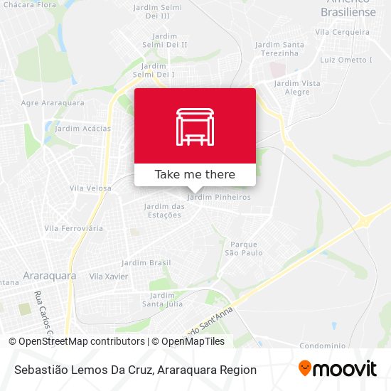 Sebastião Lemos Da Cruz map