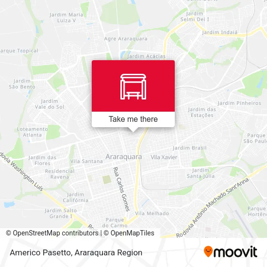 Americo Pasetto map