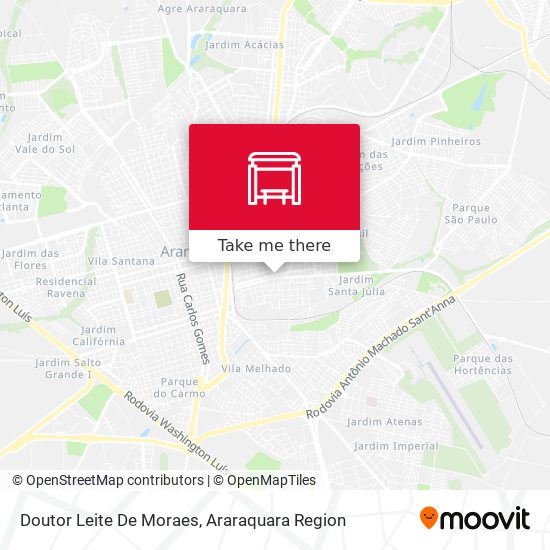 Doutor Leite De Moraes map