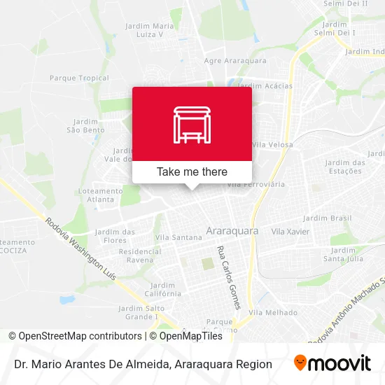 Dr. Mario Arantes De Almeida map