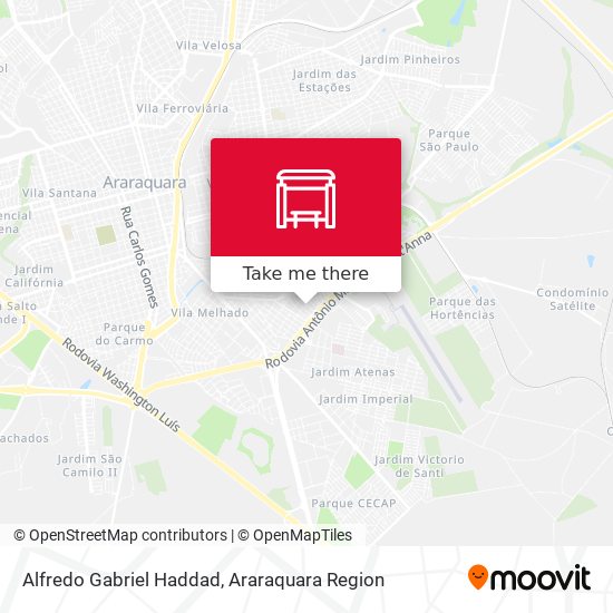 Alfredo Gabriel Haddad map