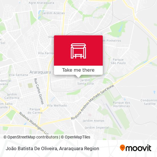 João Batista De Oliveira map